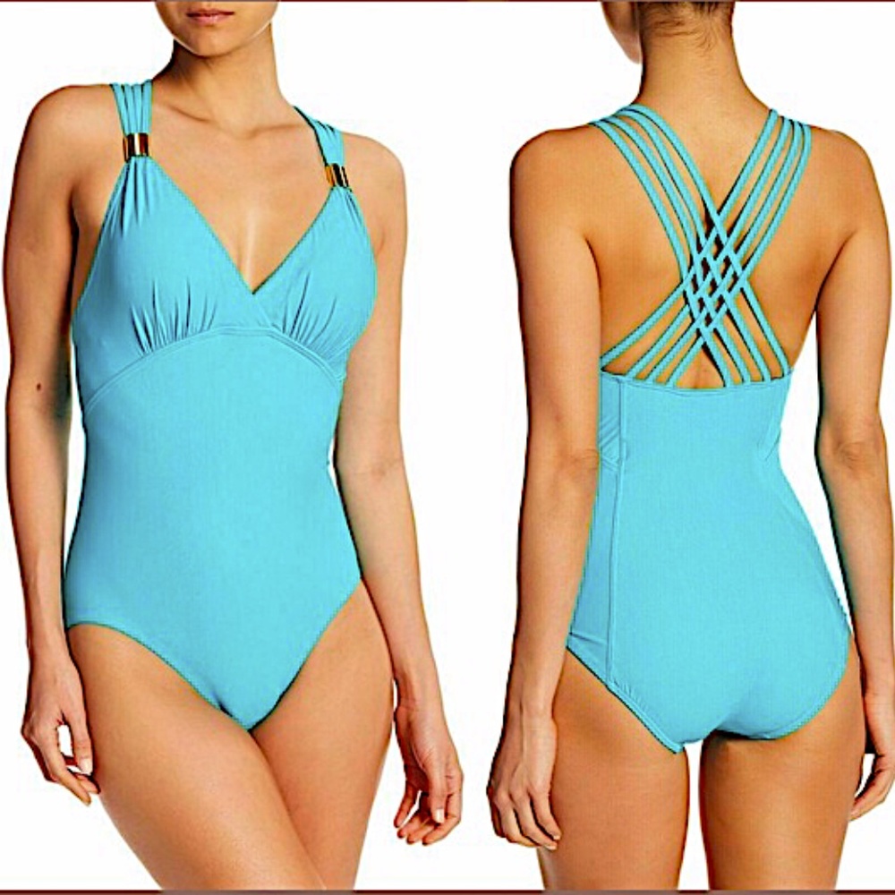Amoressa by Miraclesuit  Twice Horizon One Piece Swimsuit